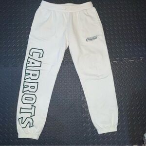 Carrots by Anwar Carrots, Unisex  Men's Graphic Jogger Pants Beige Size Large